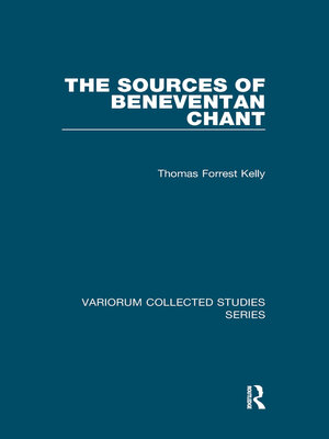 cover image of The Sources of Beneventan Chant